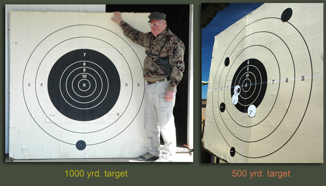 1000 Yard World Record Pistol Target